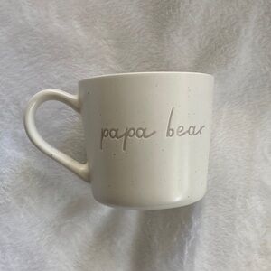 Threshold stoneware Papa Bear coffee mug